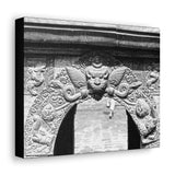Gargoyle Door Entrance - Patan Nepal, Durbar Square - Canvas Print