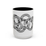 Chaos of Infinity Accent Ceramic Coffee Mug