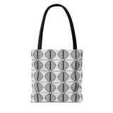Spiritual Floral Tote Bag | OM Symbol Design