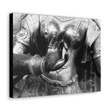 Statue Of Goddess Gana - Patan Nepal, Durbar Square - Canvas Print