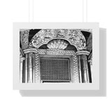 Royal Window Grate Covering Detail - Patan Nepal, Durbar Square - Framed Photo Print