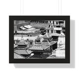 Three Pagodas Roof Tops - Kathmandu, Nepal - Framed Photo Print