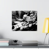 Spout At Royal Sunken Bath - Patan Nepal, Durbar Square - Premium Poster Print