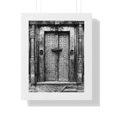 Brass Doors At Royal Palace - Patan Nepal, Durbar Square - Framed Photo Print