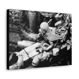 Spout At Royal Sunken Bath - Patan Nepal, Durbar Square - Canvas Print