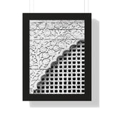 Traditional Nepalese Window Covering Design Detail - Patan Nepal Durbar Square - Framed Photo Print