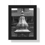 Brass Temple Tower - Patan Nepal, Durbar Square - Framed Photo Print