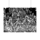 Interior walls of a temple in Patan, Neal, Durbar Square - Premium Poster Print