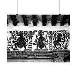 Hanuman Dhoku Wall Painting - Patan, Nepal - Premium Poster Print