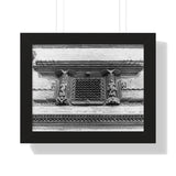 Traditional Newari Window - Patan Nepal, Durbar Square - Framed Photo Print
