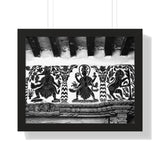 Hanuman Dhoku Wall Painting - Patan, Nepal - Framed Photo Print