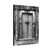 Brass Doors At Royal Palace - Patan Nepal, Durbar Square - Canvas Print