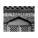 Beautiful Carved and Painted Window Covering - Patan Nepal, Durbar Square - Premium Poster Print