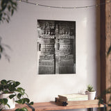 23 - Detail Of Two Stone Carved Columns - Patan Nepal Durbar Square - Premium Poster Print
