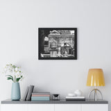 Five-Point Star, Patan, Nepal, Durbar Square - Framed Photo Print