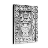 Wood Carving Of Water Jug - Patan Nepal, Durbar Square - Canvas Print