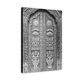 Stunning Brass Royal Palace Door - Patan Nepal, Durbar Square - Canvas Print