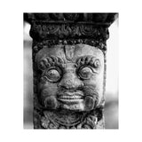 Stone Carving Of Face Detail - Patan Nepal, Durbar Square - Premium Poster Print