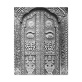 Stunning Brass Royal Palace Door - Patan Nepal, Durbar Square - Canvas Print