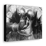 Statue Of Goddess Gana - Patan Nepal, Durbar Square - Canvas Print