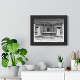 Ornate Hand Carved Window Treatment - Patan Durbar Square Nepal - Framed Photo Print