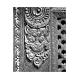 Wood Carved Dragon In Window - Patan Nepal, Durbar Square - Premium Poster Print