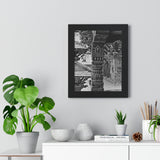 Single Stone Column Carving - Patan Nepal, Durbar Square - Framed Photo Print