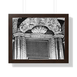 Royal Window Grate Covering Detail - Patan Nepal, Durbar Square - Framed Photo Print