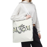 Spiritual Floral Tote Bag | OM Symbol Design