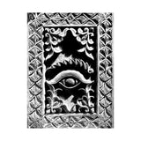 Wood Carving Of Eye And Flowers - Patan Nepal, Durbar Square - Premium Poster Print