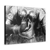 Statue Of Goddess Gana - Patan Nepal, Durbar Square - Canvas Print