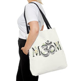 Spiritual Floral Tote Bag | OM Symbol Design
