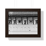 Royal Palace Hallway with Wall Paintings - Patan Nepal - Framed Photo Print