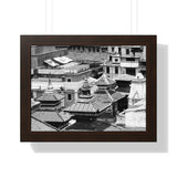 24 - Three Pagodas Roof Tops - Kathmandu, Nepal - Framed Photo Print
