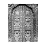 Stunning Brass Royal Palace Door - Patan Nepal, Durbar Square - Premium Poster Print
