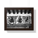 Hanuman Dhoku Wall Painting - Patan, Nepal - Framed Photo Print