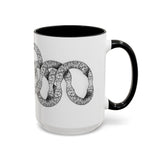Chaos of Infinity Accent Ceramic Coffee Mug
