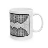 Grate-Wall of Patan White Ceramic Mug