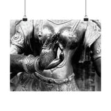 Statue Of Goddess Gana - Patan Nepal, Durbar Square - Premium Poster Print