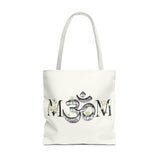 Spiritual Floral Tote Bag | OM Symbol Design