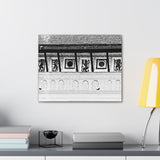 Royal Palace Hallway with Wall Paintings - Patan Nepal - Canvas Print