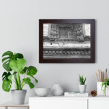 Floral Window Grate - Framed Photo Print