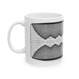 Grate-Wall of Patan White Ceramic Mug