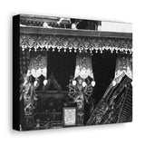 Storefront Wood Carved Hanging - Patan Nepal - Canvas Print