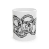 Chaos of Infinity White Ceramic Mug