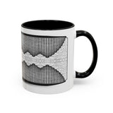 Grate-Wall Accent Ceramic Coffee Mug