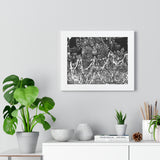 Interior walls of a temple in Patan, Neal, Durbar Square - Framed Photo Print