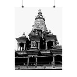 Beautiful Patan Mandir Temple - Patan Nepal, Durbar Square - Premium Poster Print