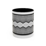 Grate-Wall Accent Ceramic Coffee Mug