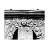 Gargoyle Door Entrance - Patan Nepal, Durbar Square - Premium Poster Print